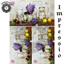 Декупажная карта Impressio ,плотность 45г/м2 А4 арт.13214