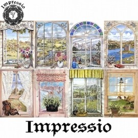 Декупажная карта Impressio ,плотность 45г/м2 А4 арт.7544